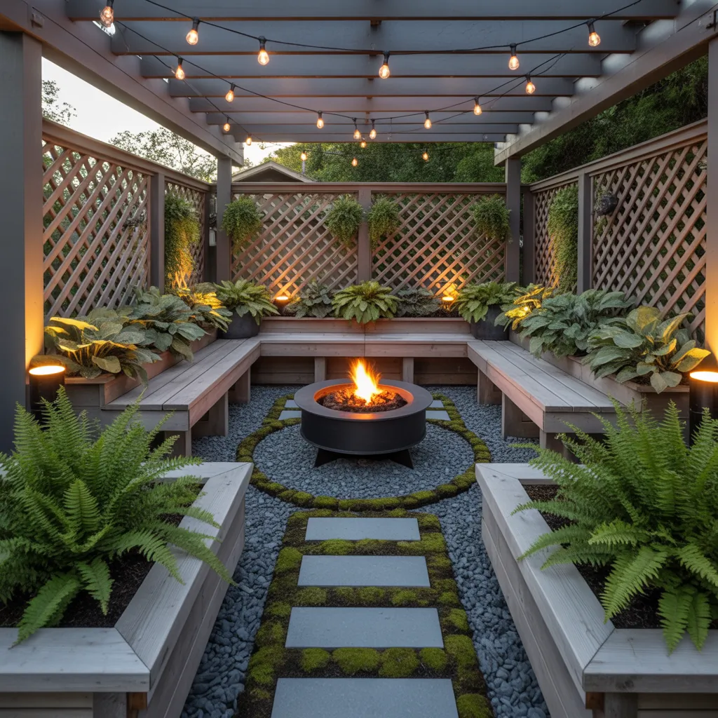 landscaping ideas under deck