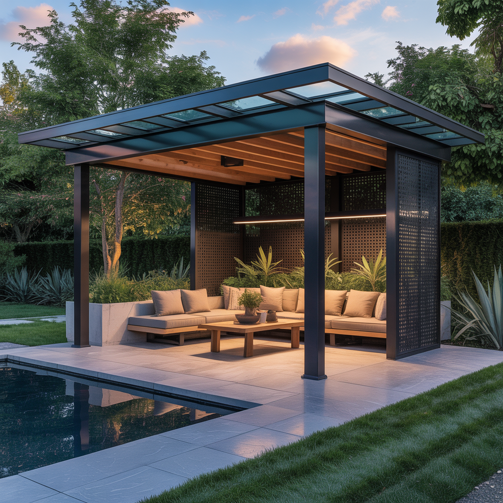 latest modern gazebo ideas