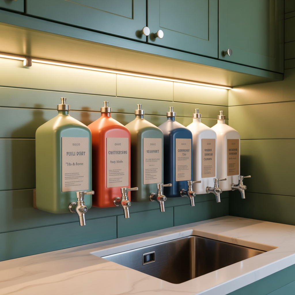 laundry detergent dispenser ideas