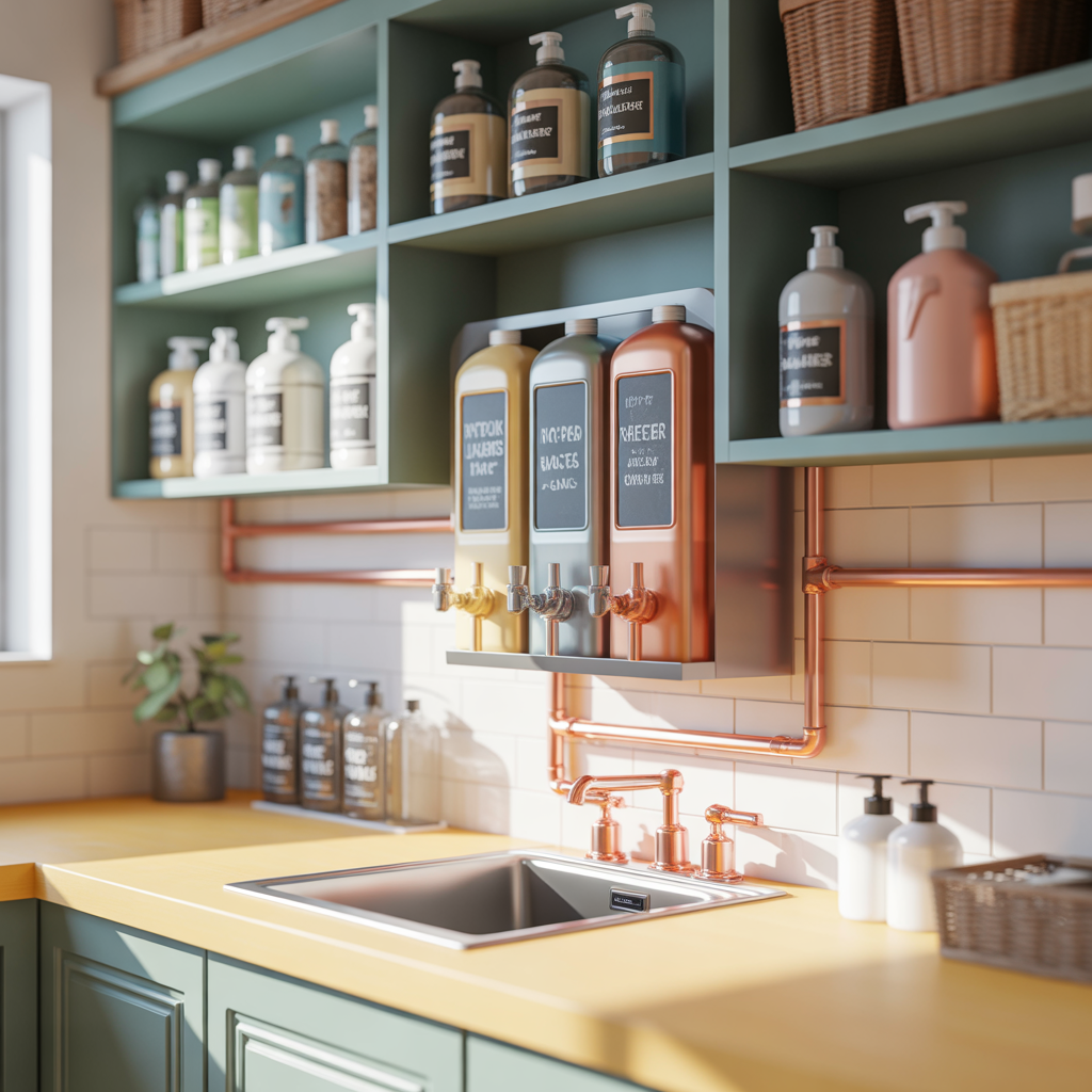 laundry detergent dispenser ideas