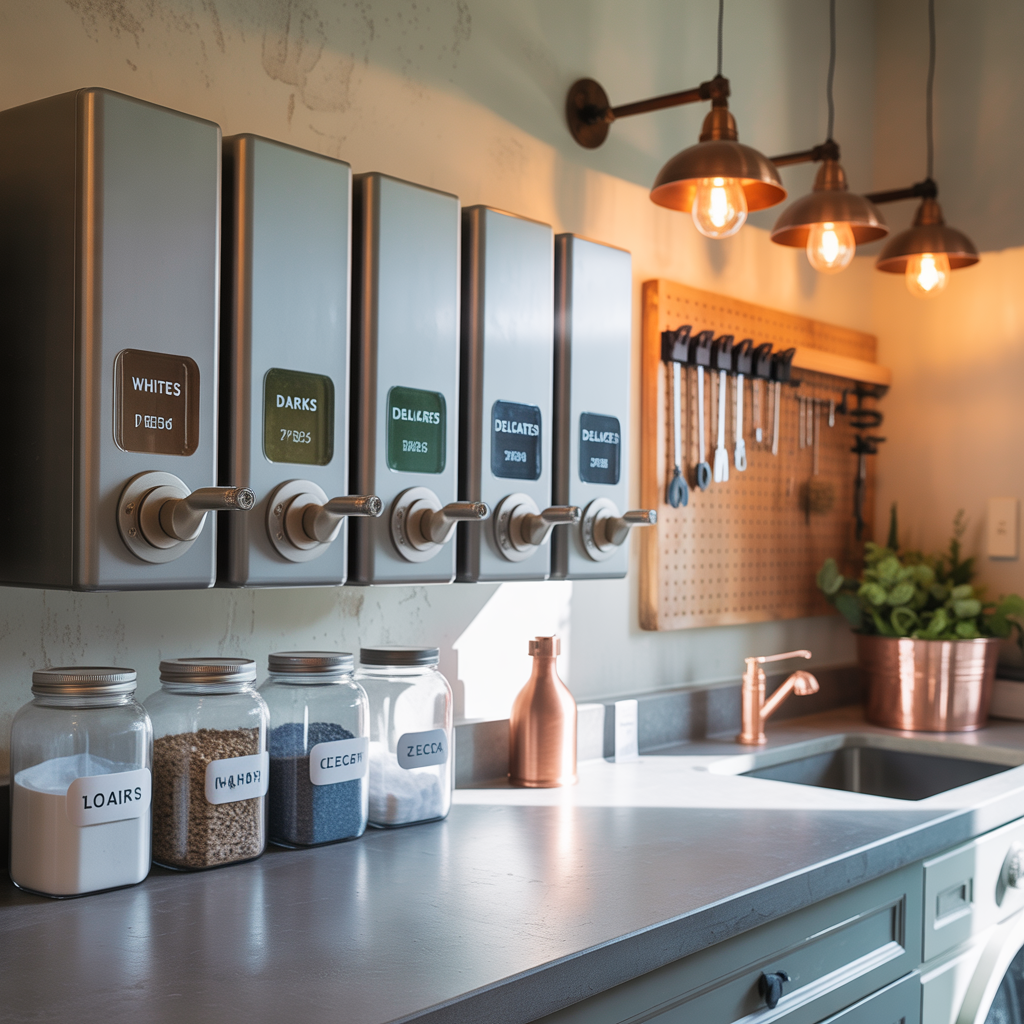laundry detergent dispenser ideas