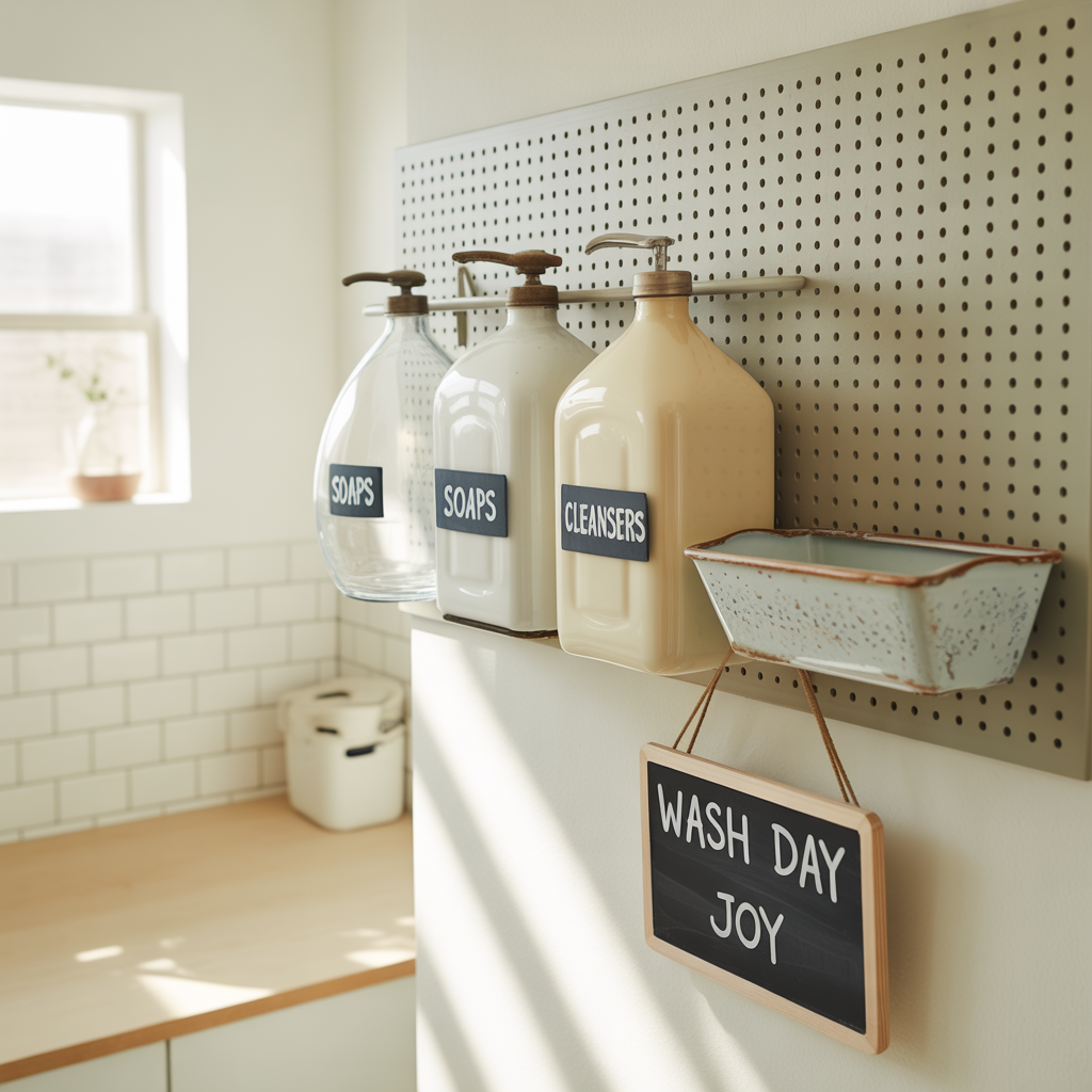laundry detergent dispenser ideas