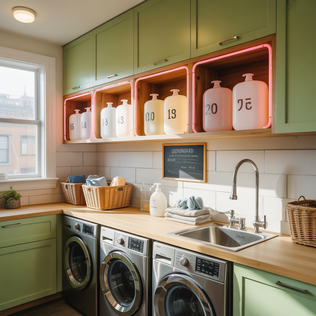 laundry detergent dispenser ideas