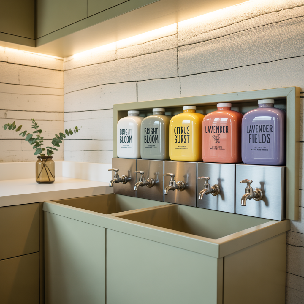 laundry detergent dispenser ideas