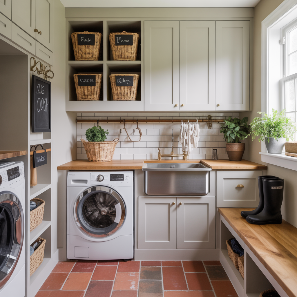laundry in mudroom ideas