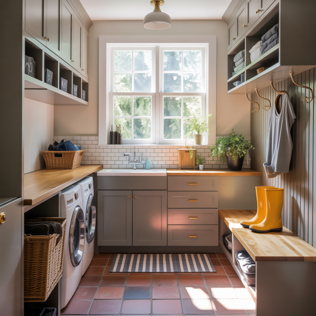 laundry in mudroom ideas
