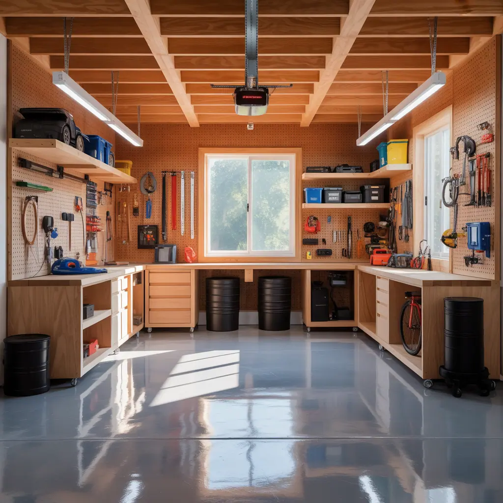 layout ideas 2 car garage