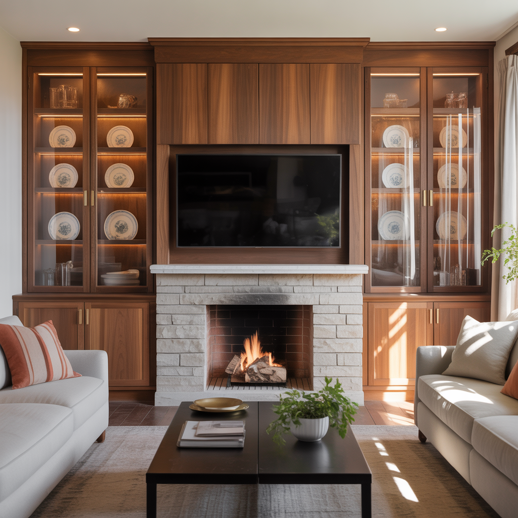 living room china cabinets