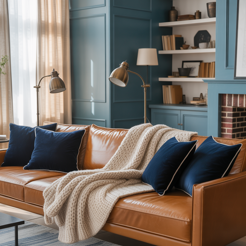living room ideas blue