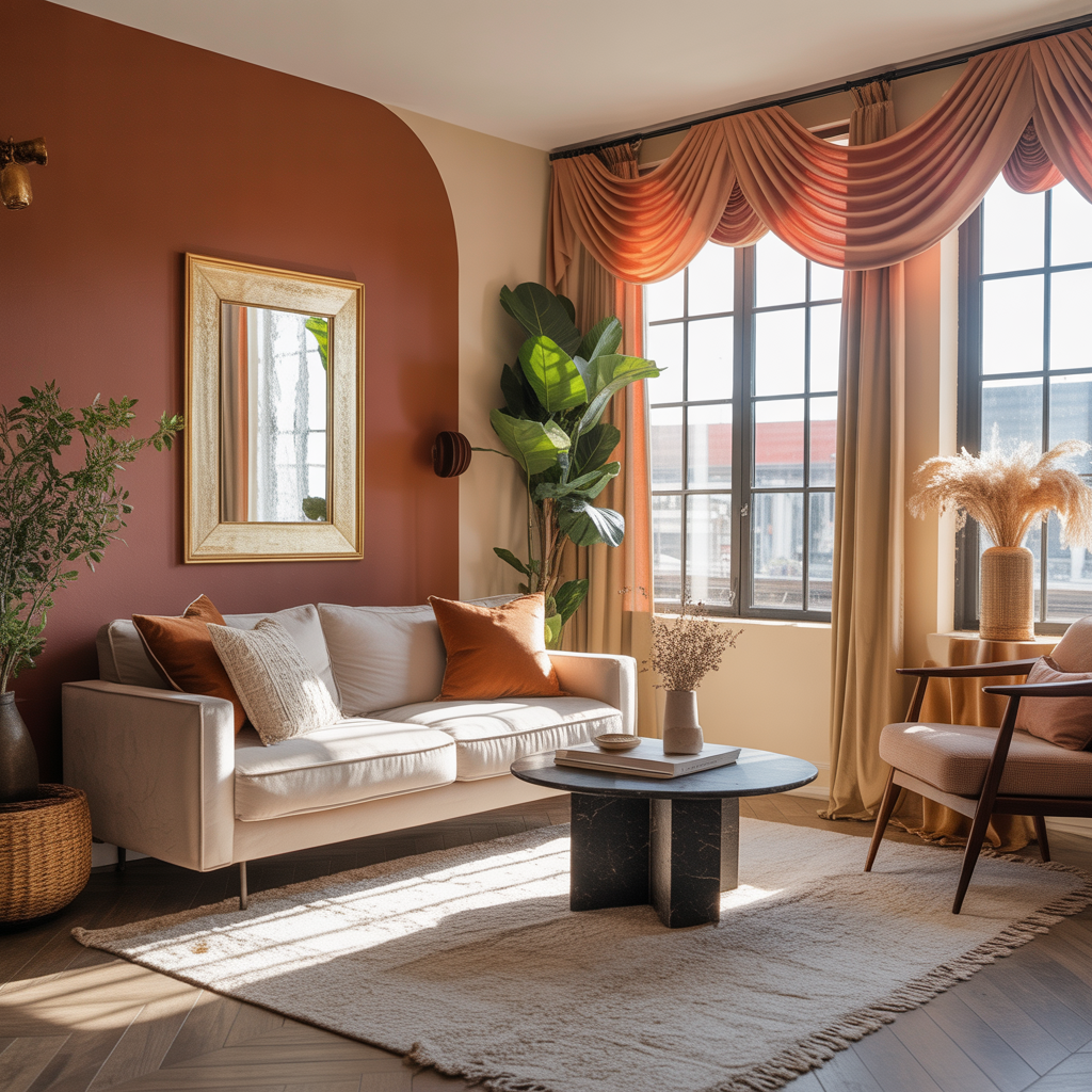 living room ideas curtains