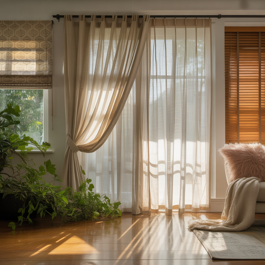 living room window treatment inspiration