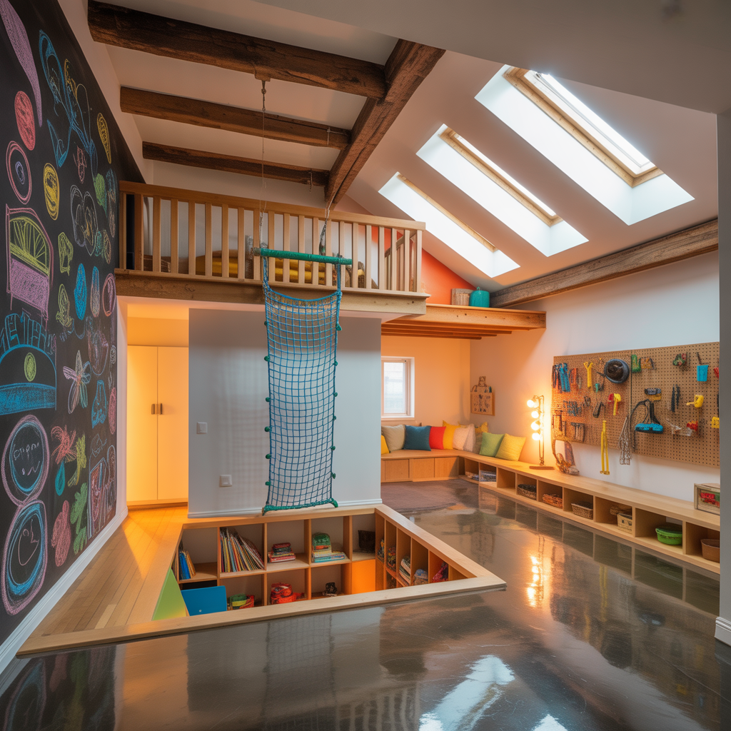 loft playroom idea
