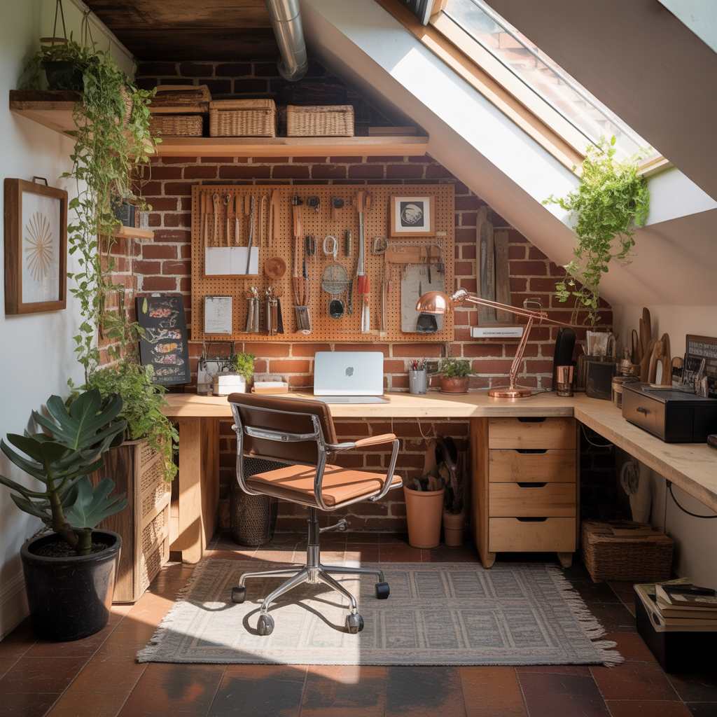 loft upstairs office ideas