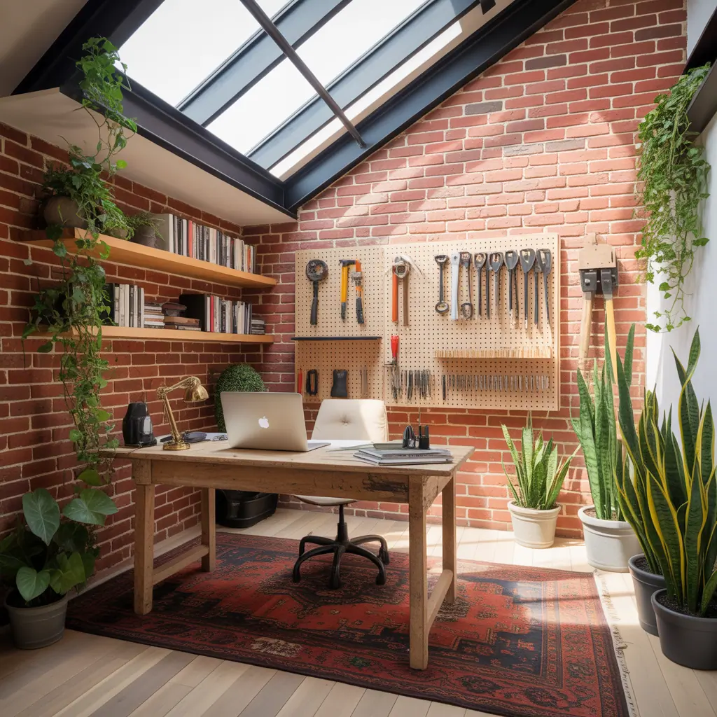 loft upstairs office ideas