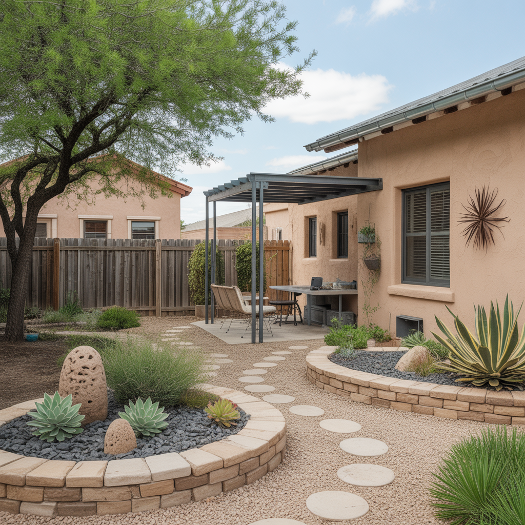 low maintenance texas landscape ideas