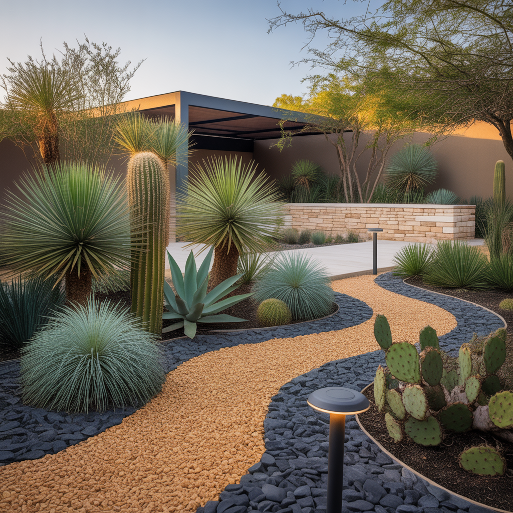 low maintenance texas landscape ideas