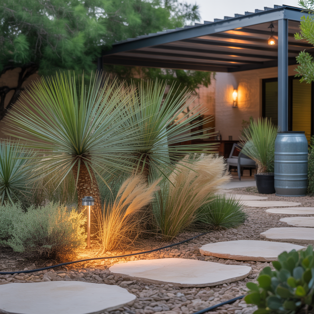 low maintenance texas landscape ideas
