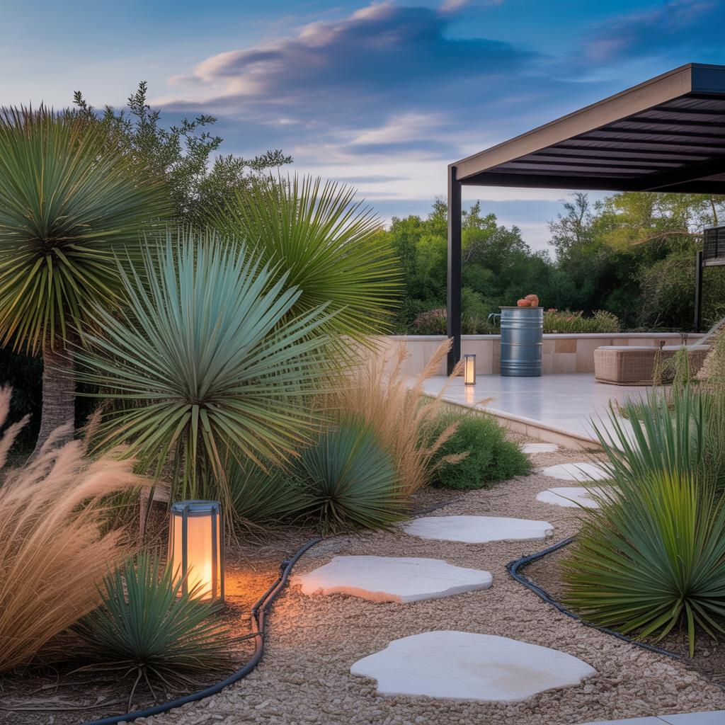 low maintenance texas landscape ideas