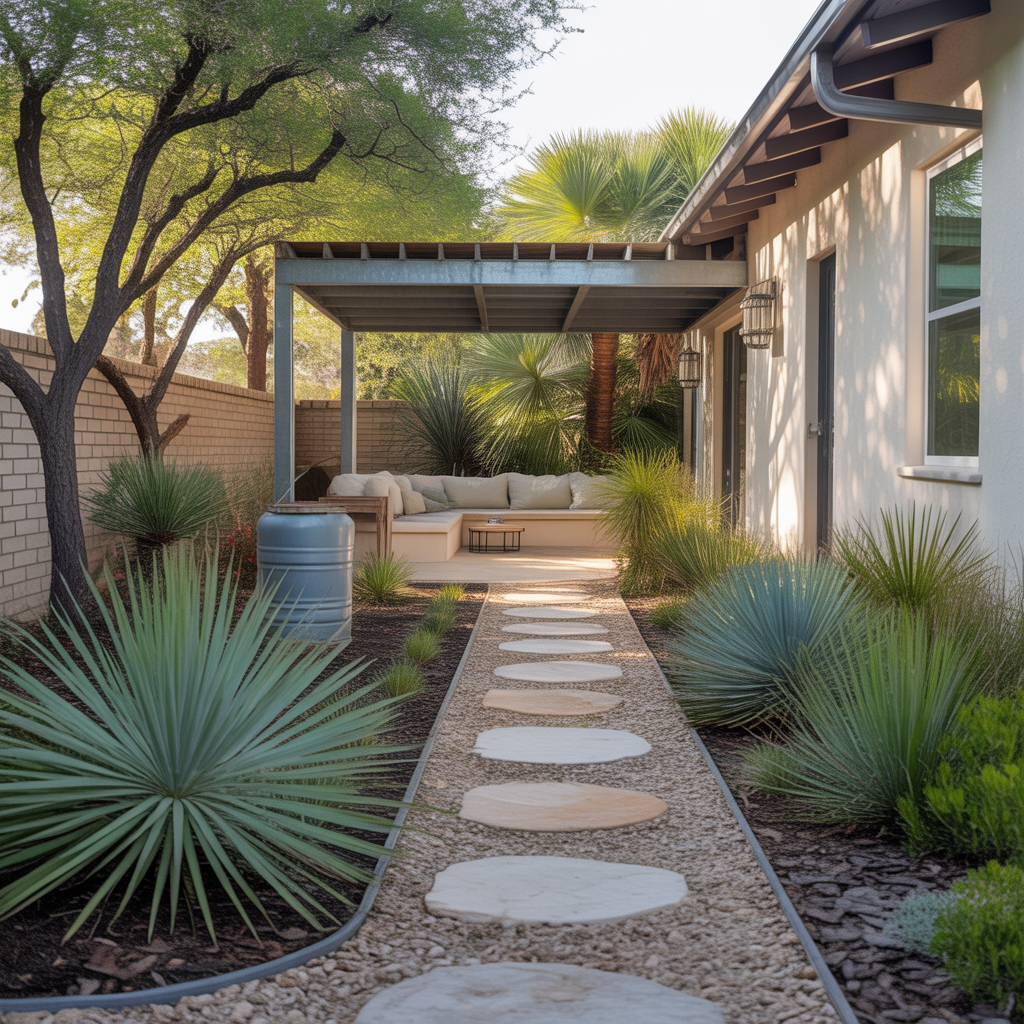 low maintenance texas landscape ideas