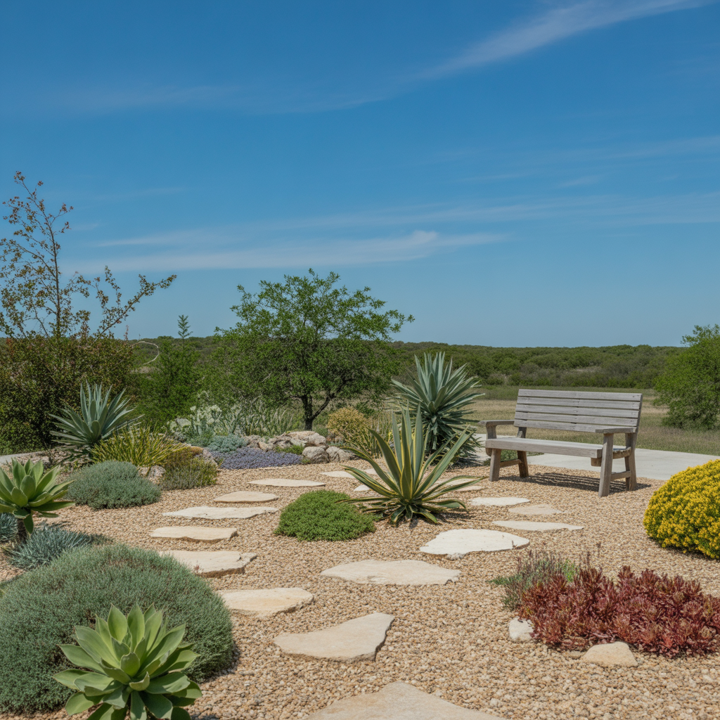 low maintenance texas landscape ideas