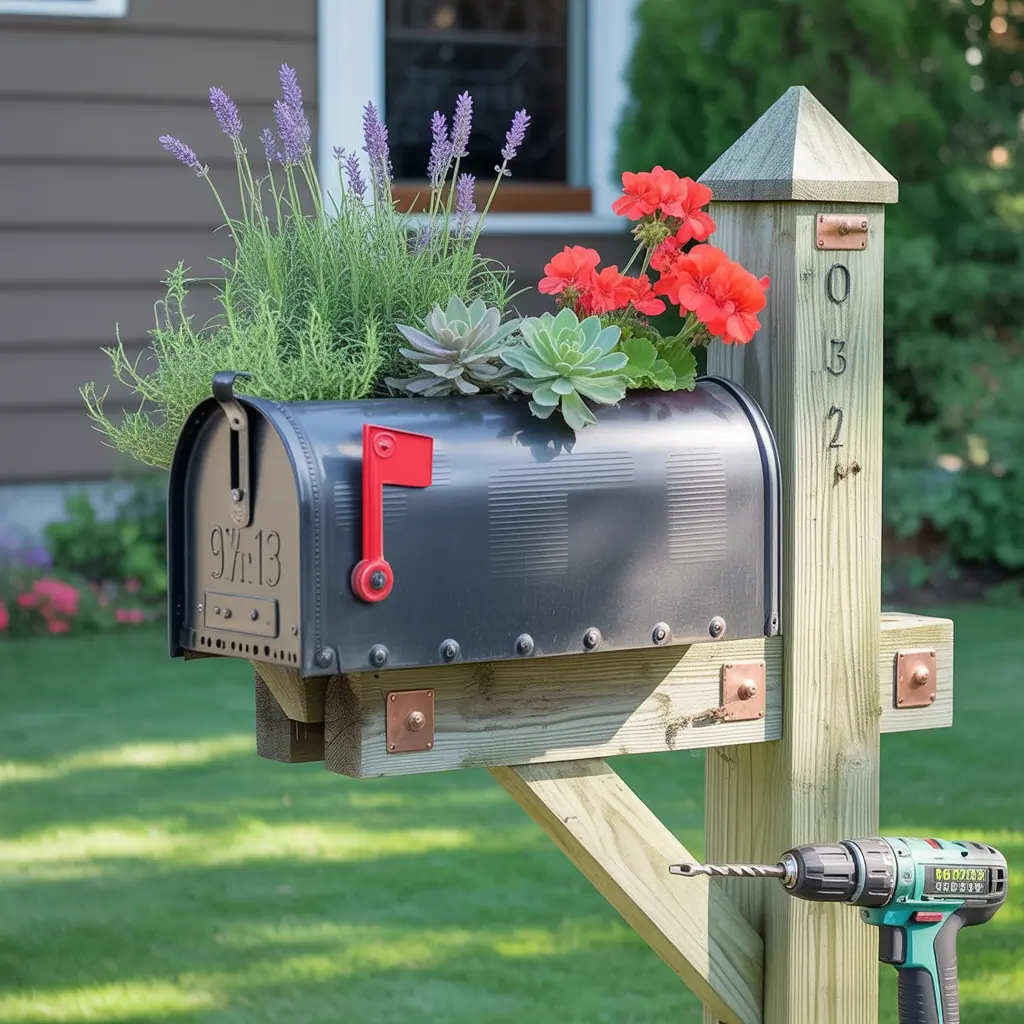 mailbox planter ideas unique