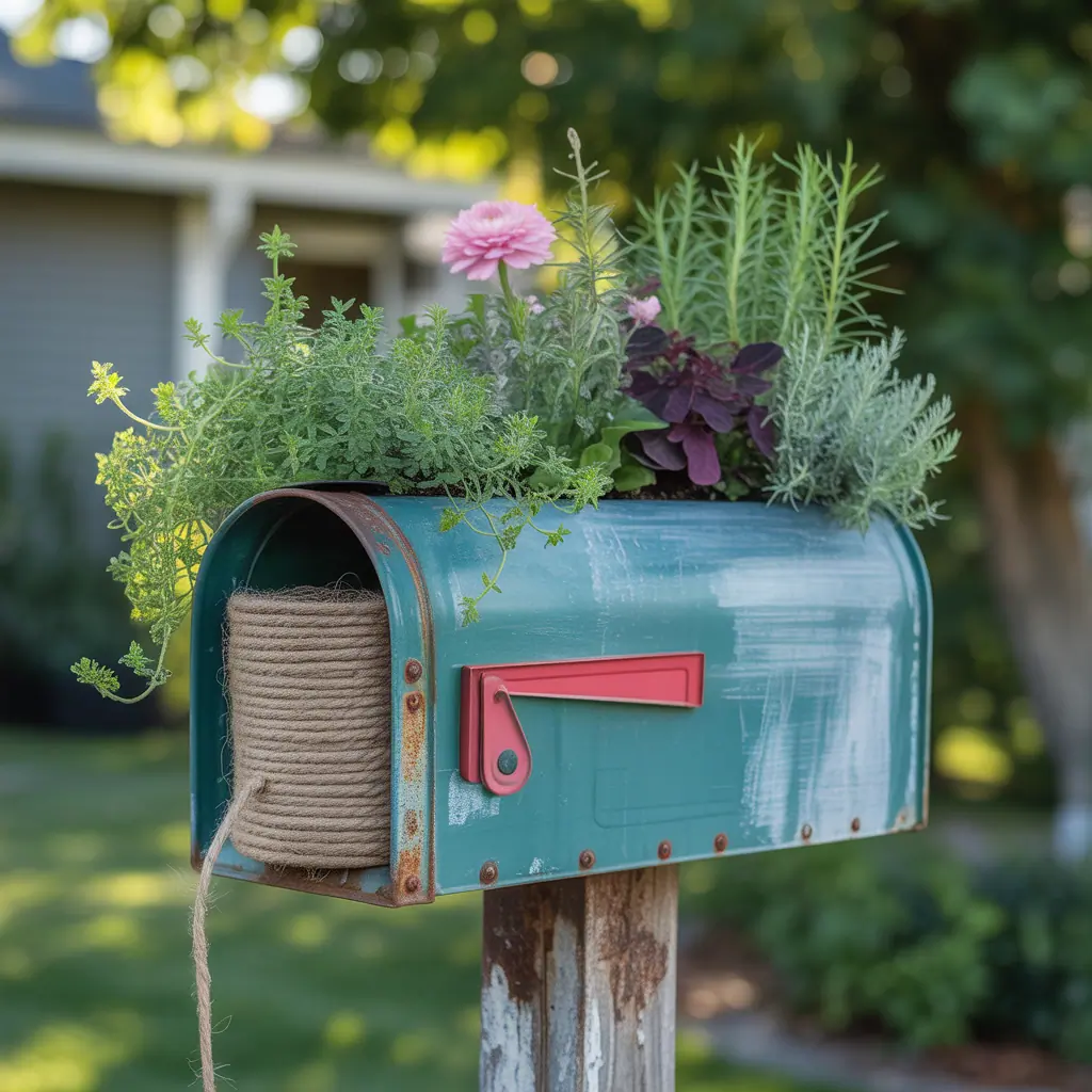 mailbox planter ideas unique