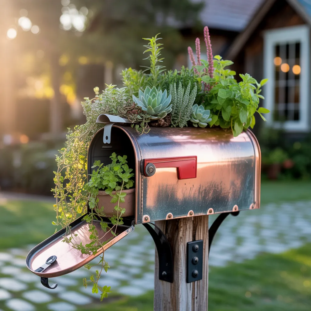 mailbox planter ideas unique
