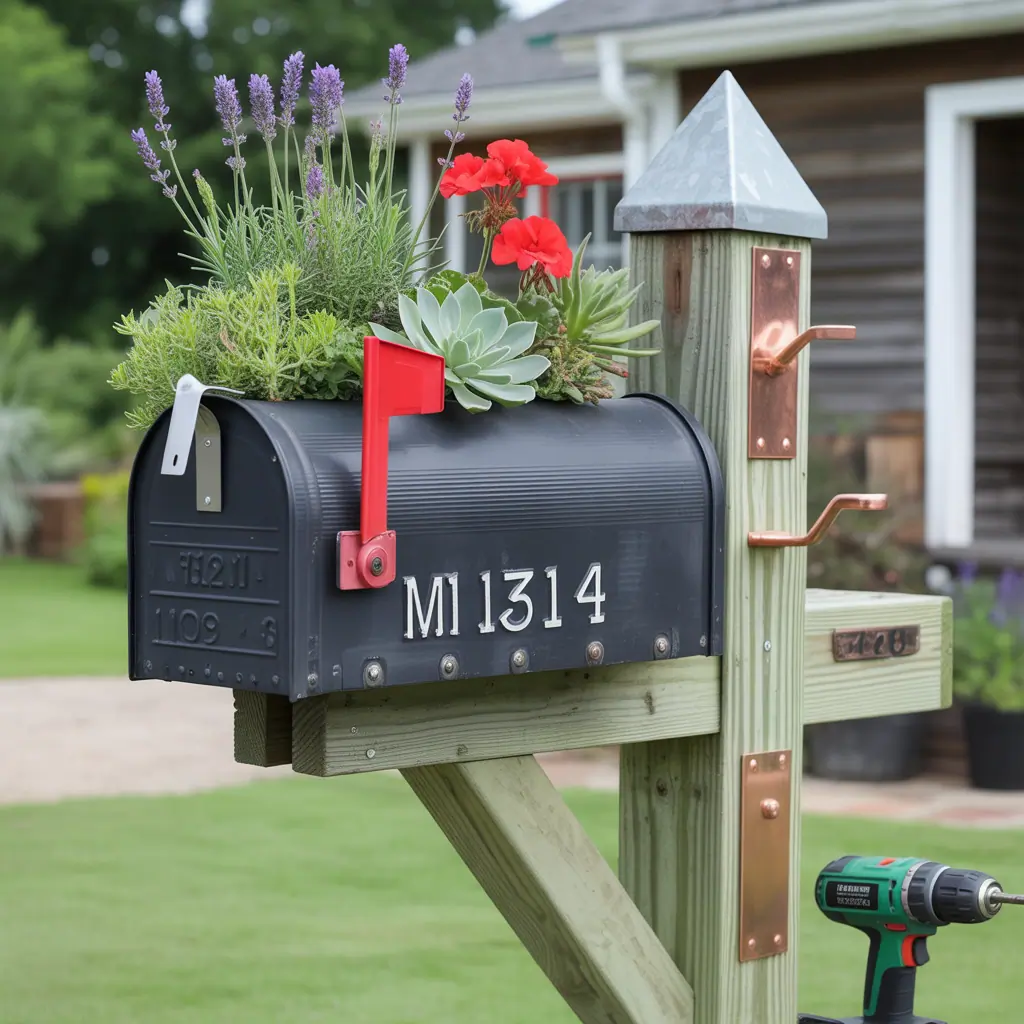 mailbox planter ideas unique