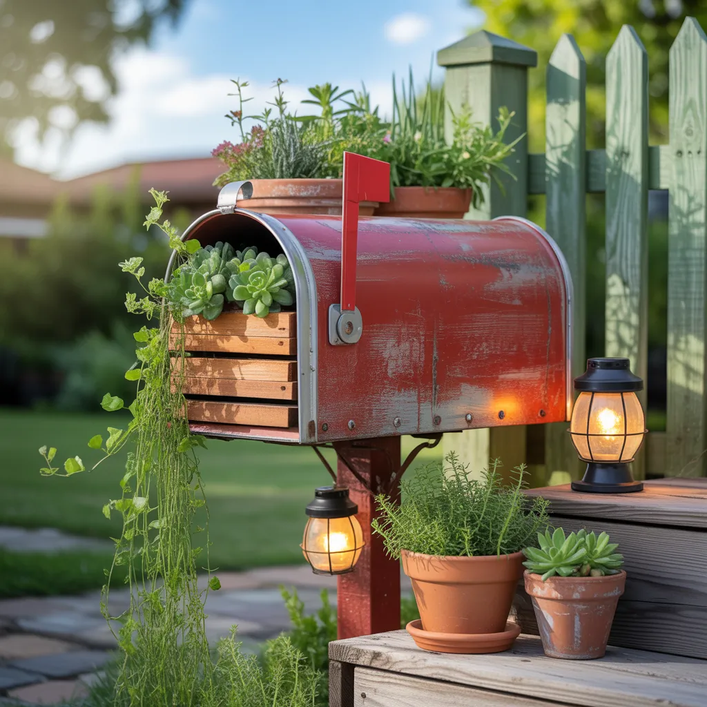 mailbox planter ideas unique