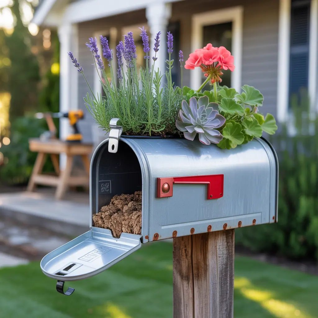 mailbox planter ideas unique