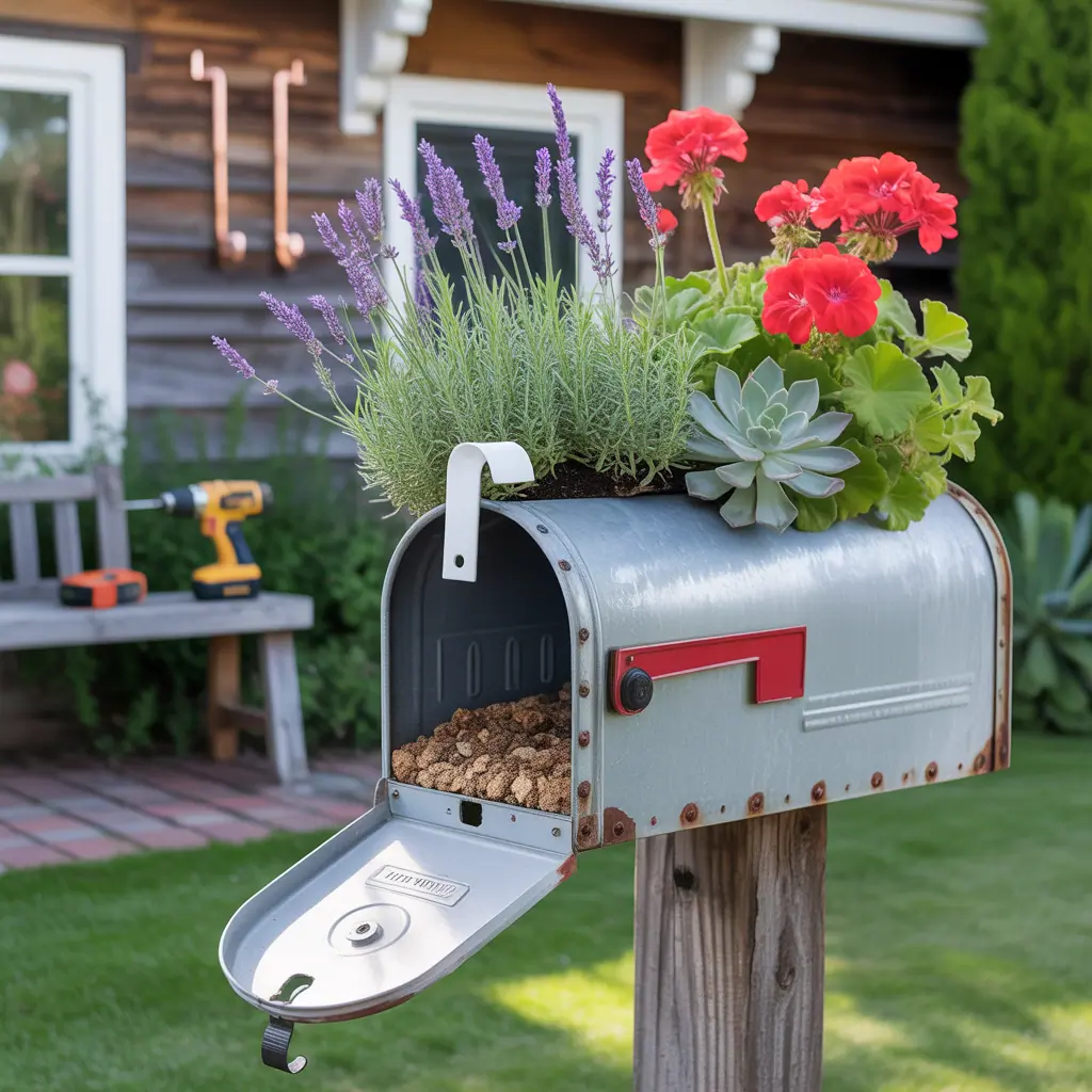 mailbox planter ideas unique