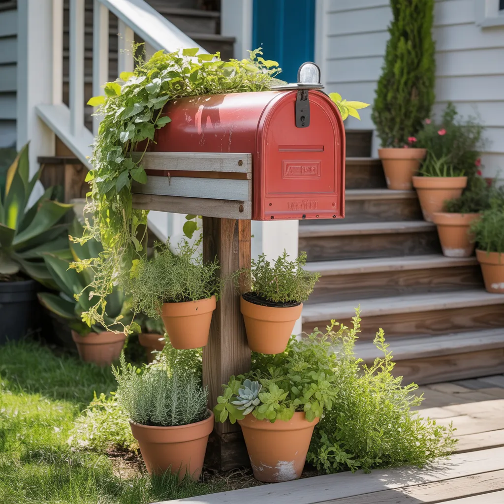 mailbox planter ideas unique