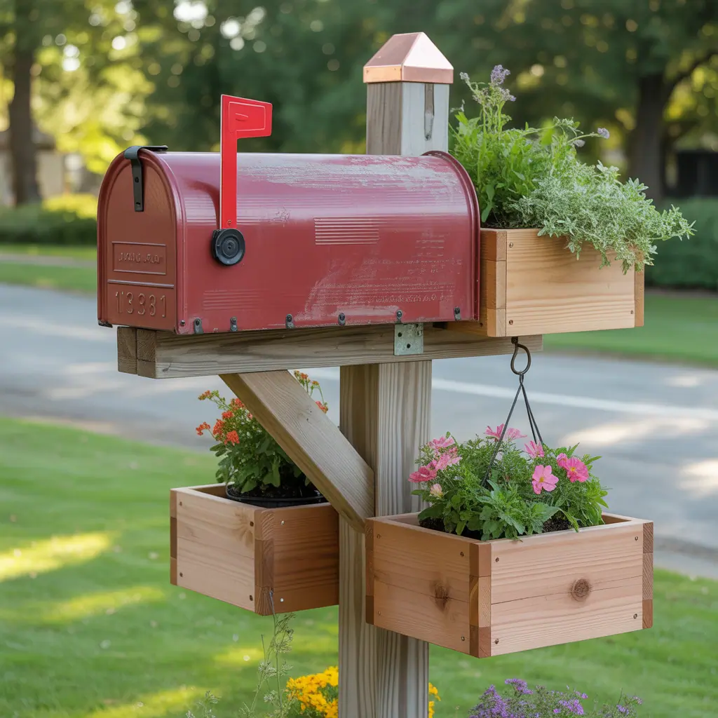 mailbox planter ideas unique