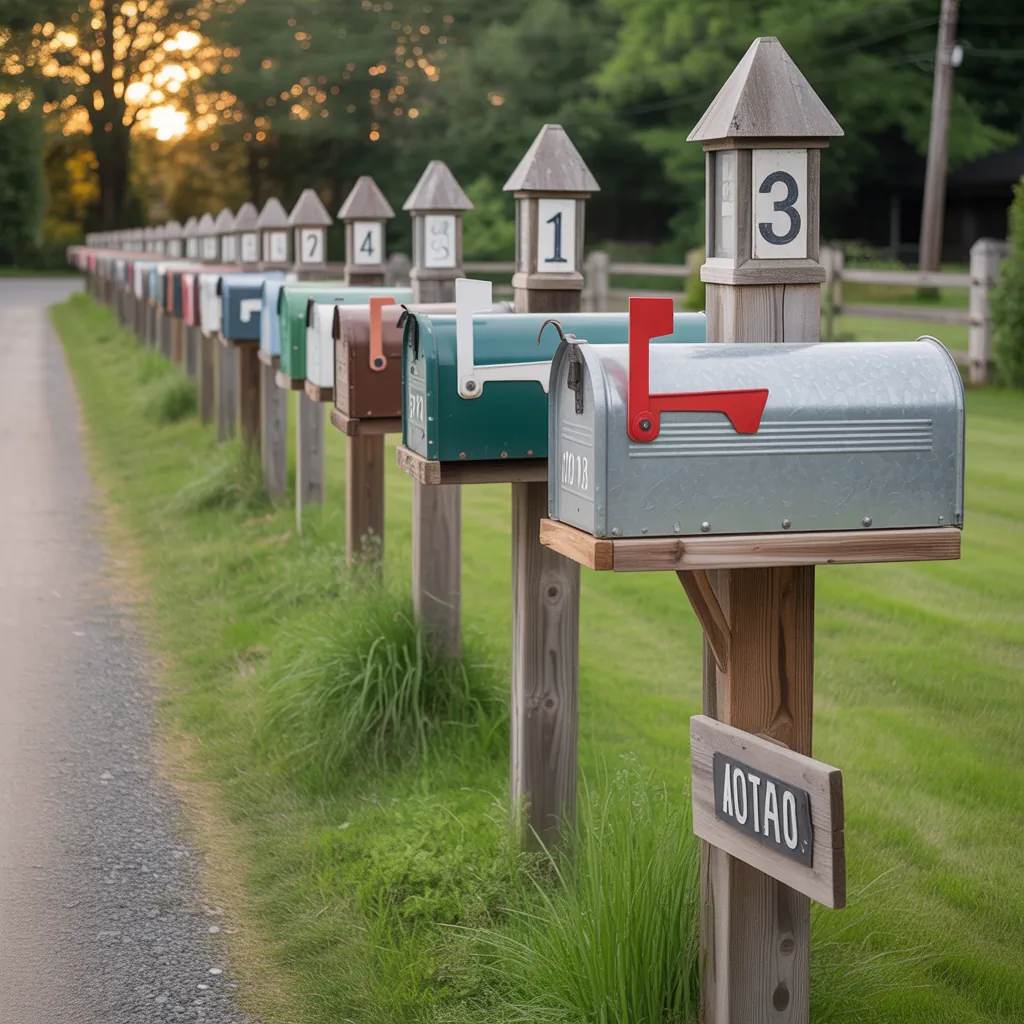 mailboxes country ideas