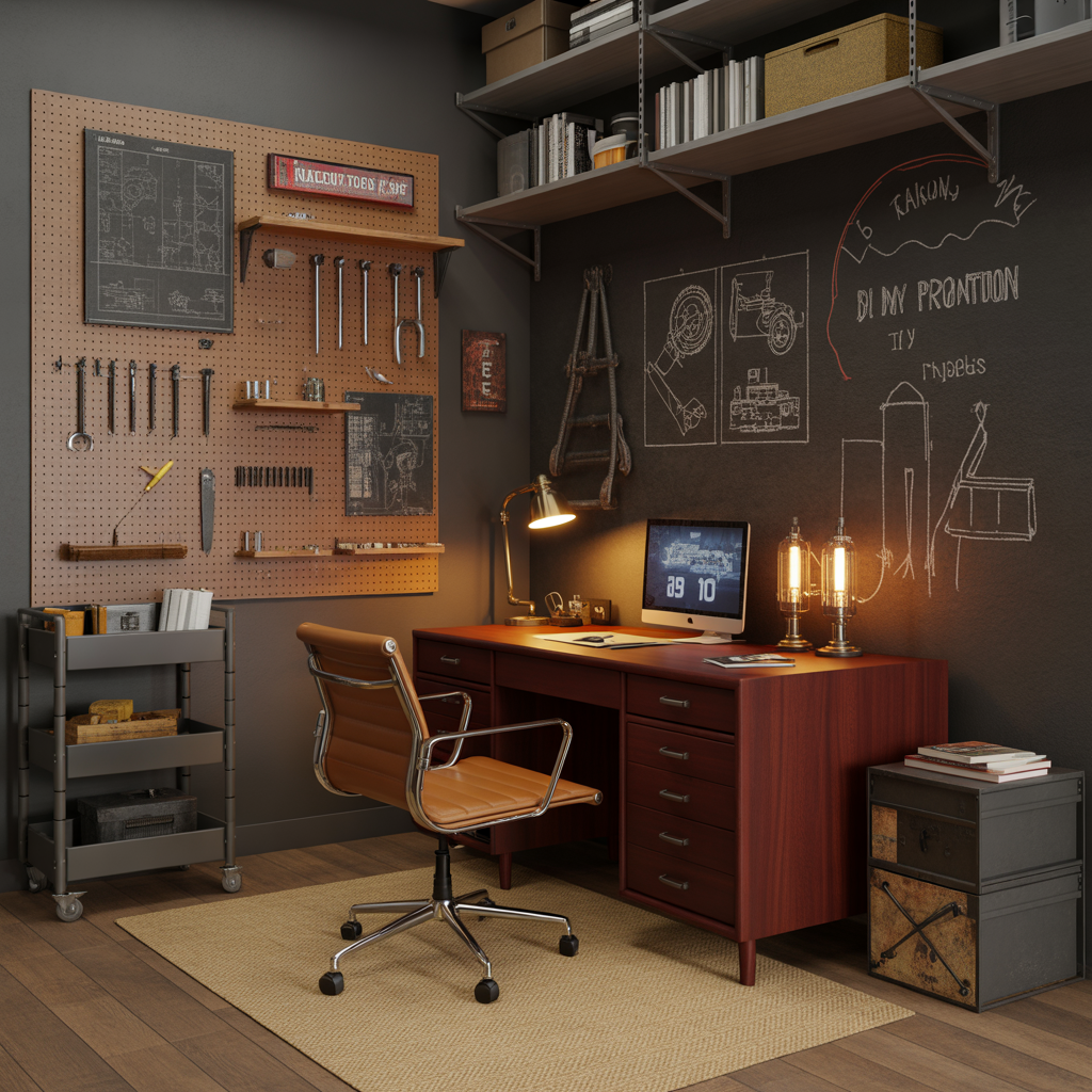 man cave office inspiration