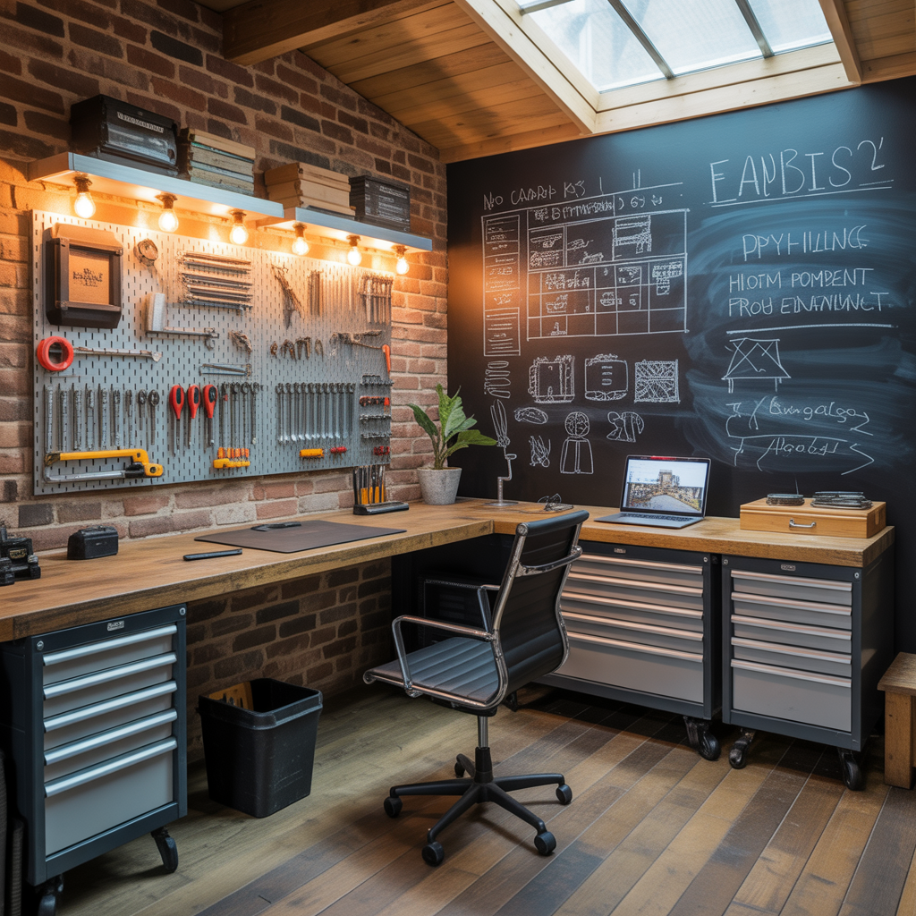 man cave office inspiration