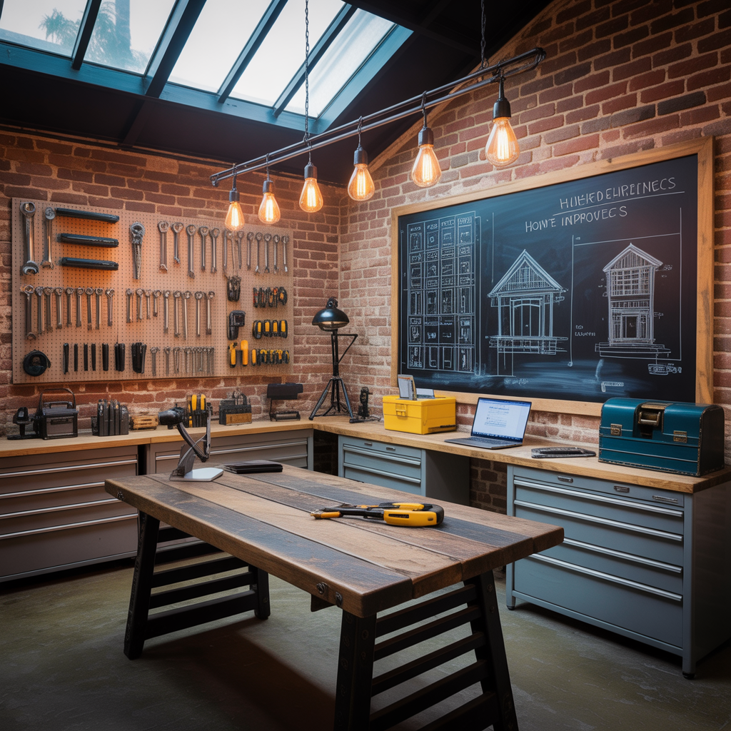 man cave office inspiration