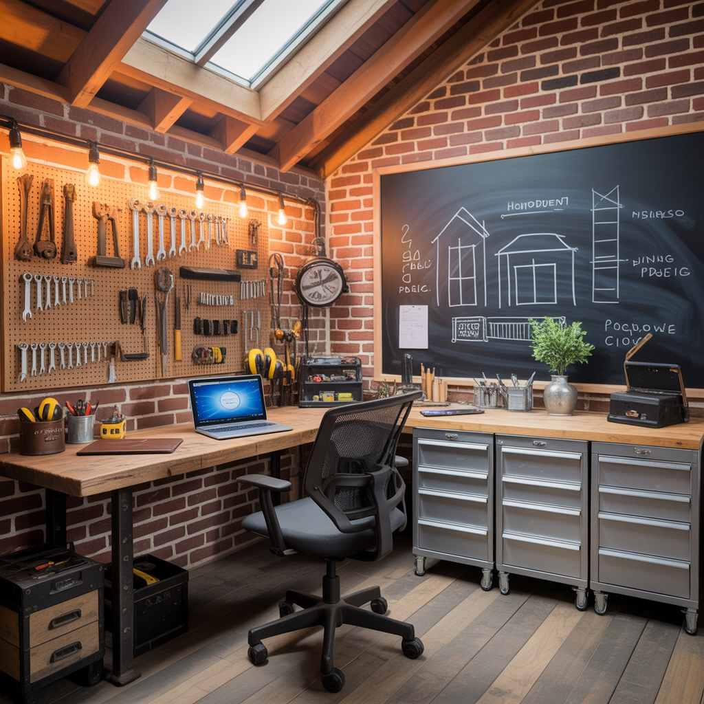 man cave office inspiration