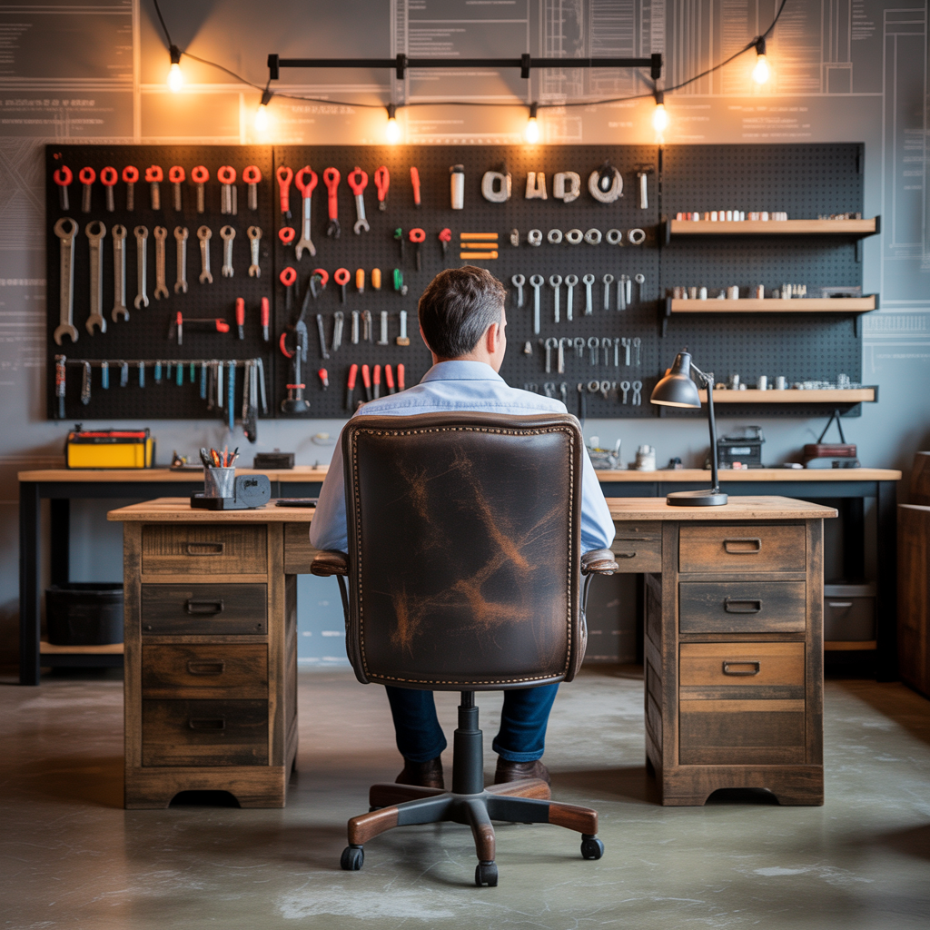 man cave office inspiration