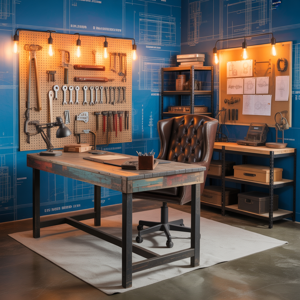 man cave office inspiration