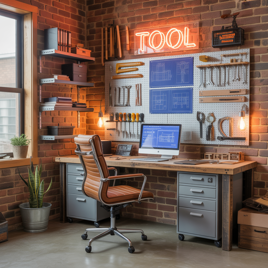 man cave office inspiration