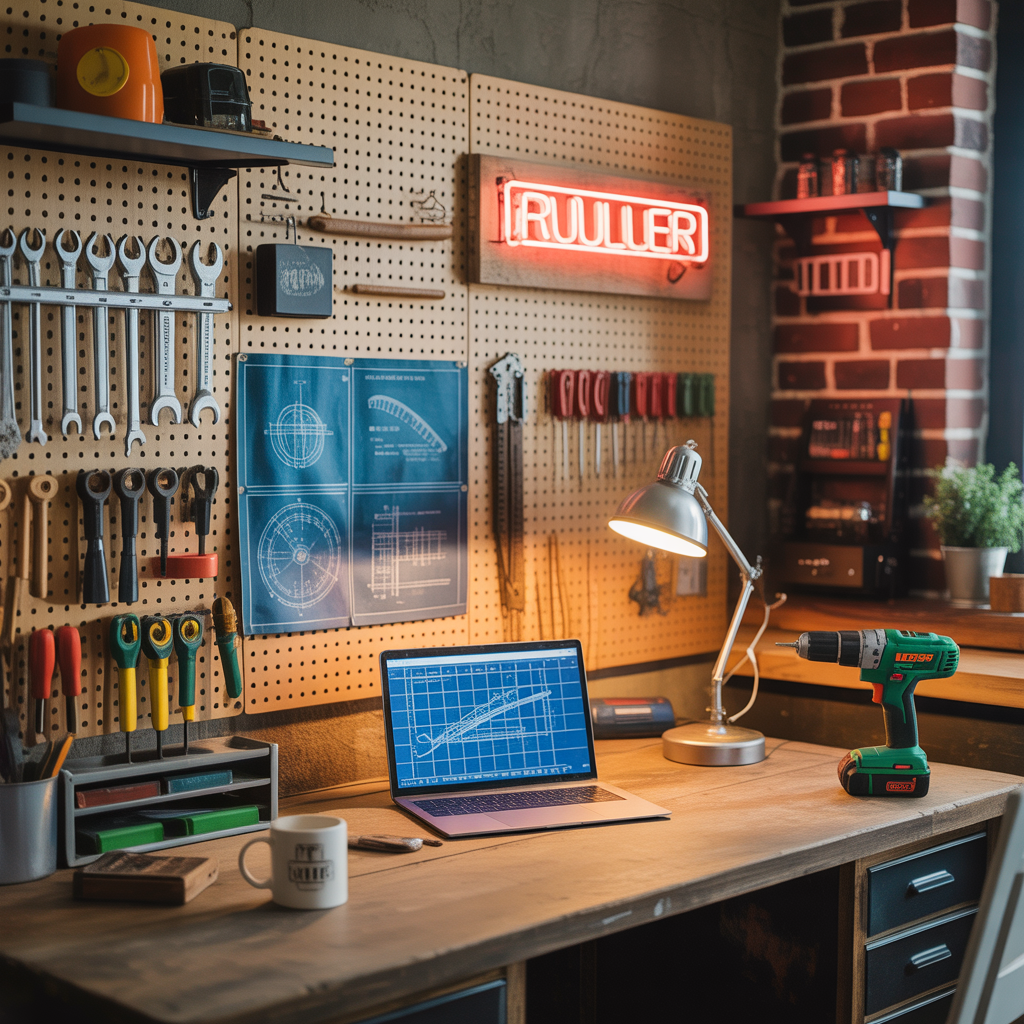 man cave office inspiration