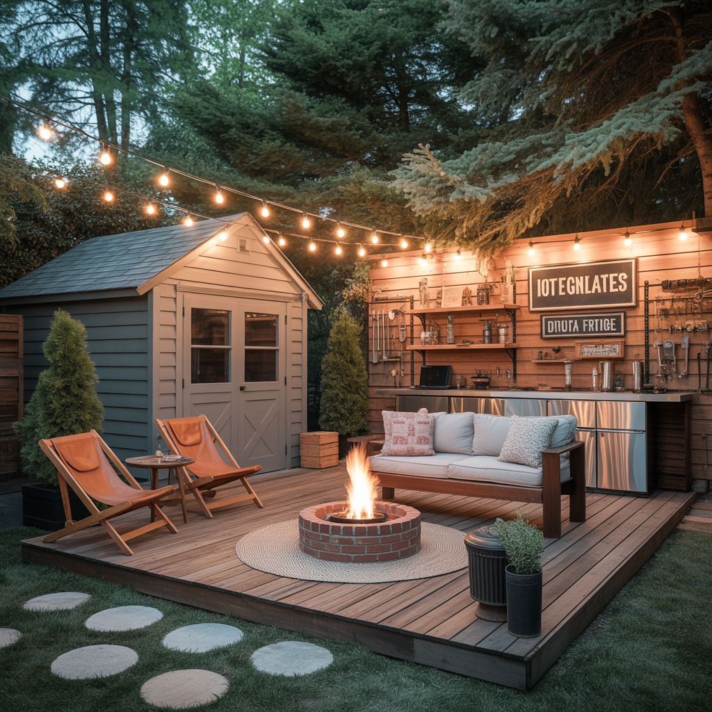 man cave outdoor design
