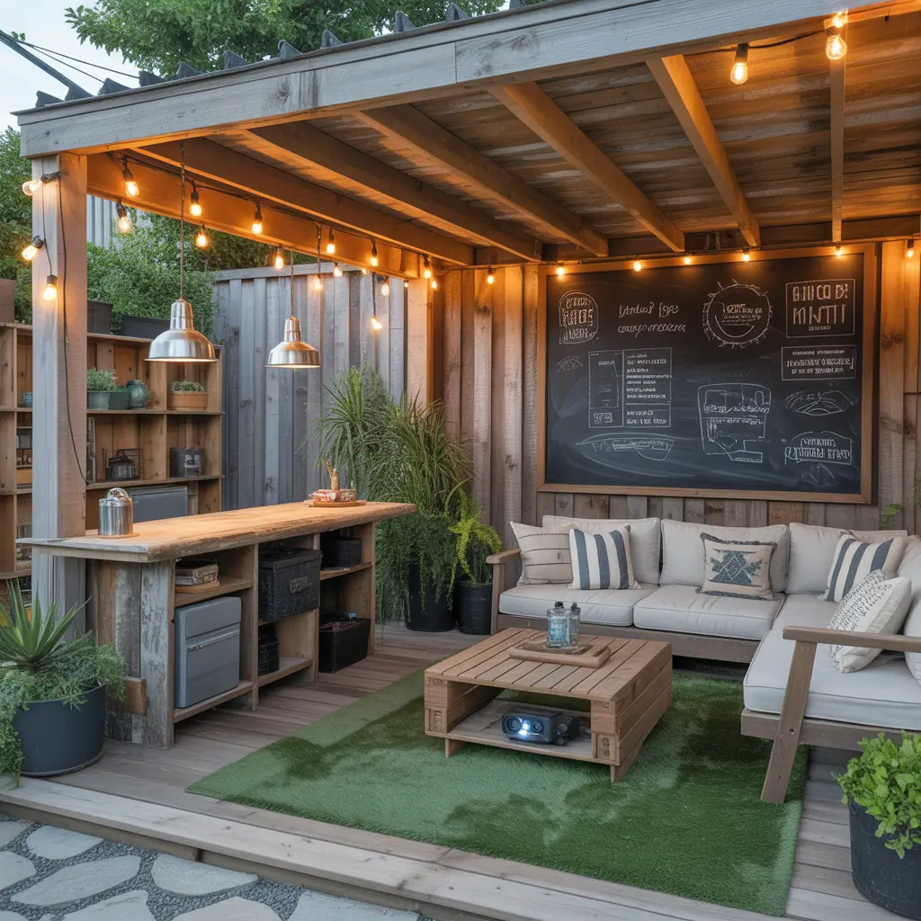man cave outdoor design