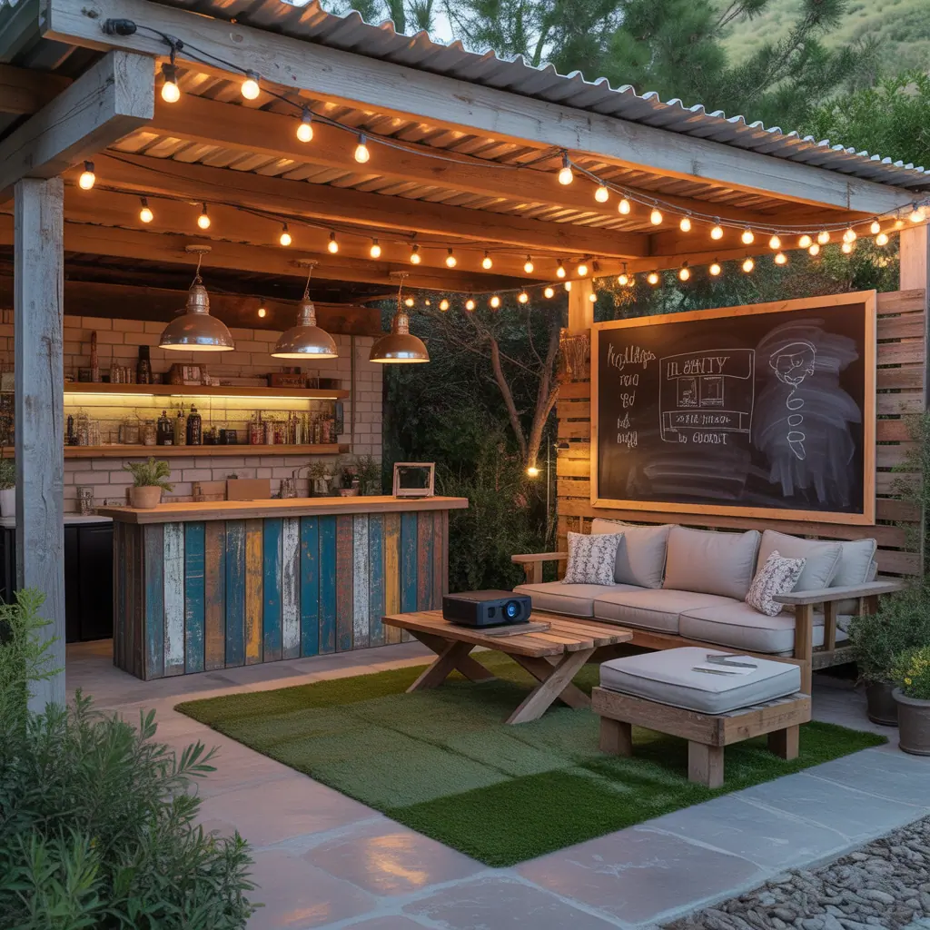 man cave outdoor design