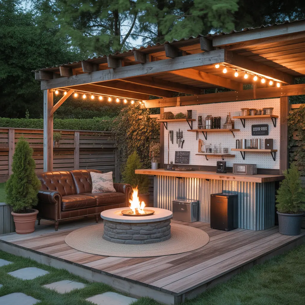 man cave outdoor design