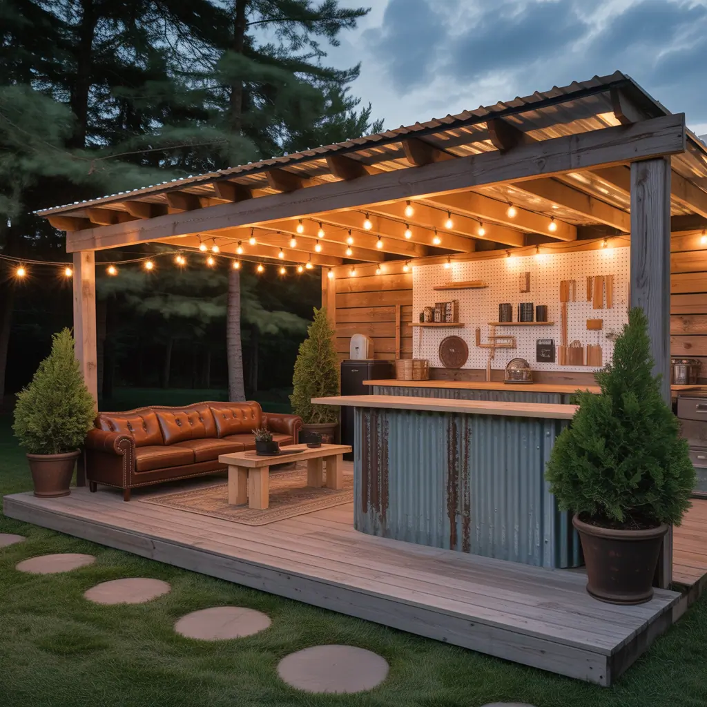 man cave outdoor design
