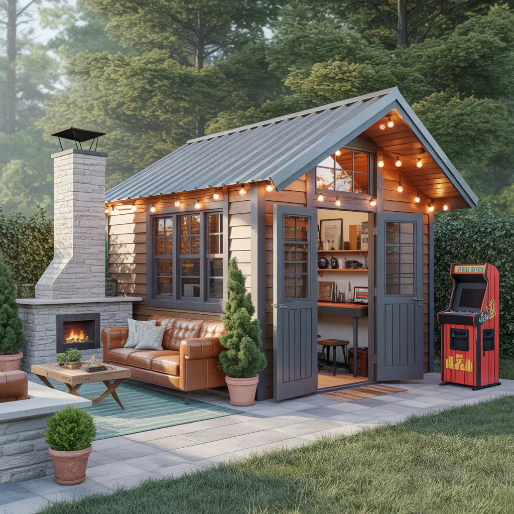 man cave outdoor design