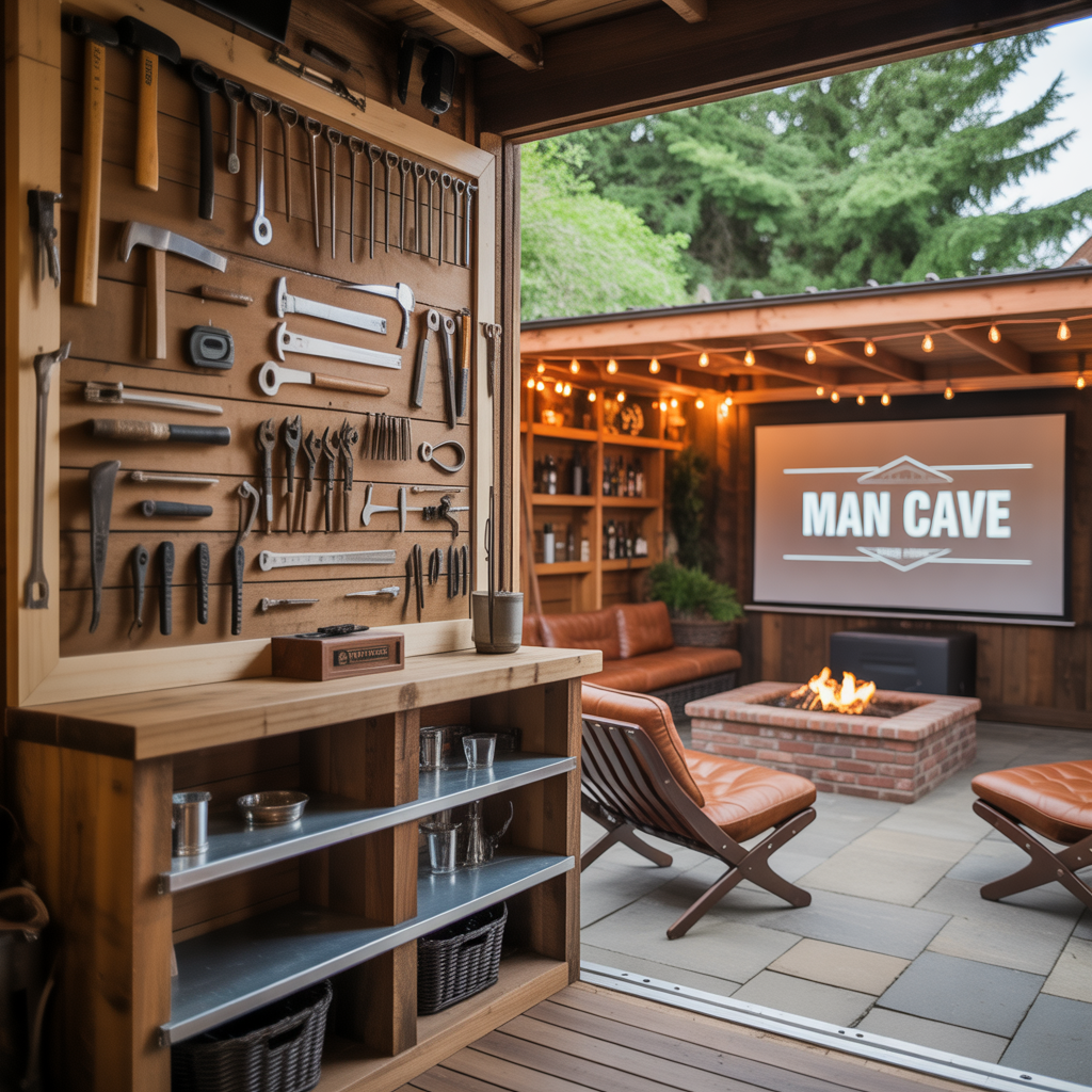 man cave outdoor design