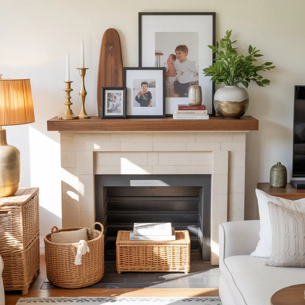 mantel ideas everyday decorating